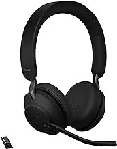 Jabra Evolve2 65 USB-C Wireless Headphones, Stereo, Black