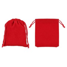 Bluetooth Headphone Bag, 2 Pcs 3.54x2.76 Inch Headset Carrying Pouch Red