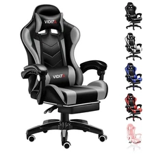 Adjustable Racing Gaming Chair Ergonomic Office Seat for Teens Adults
