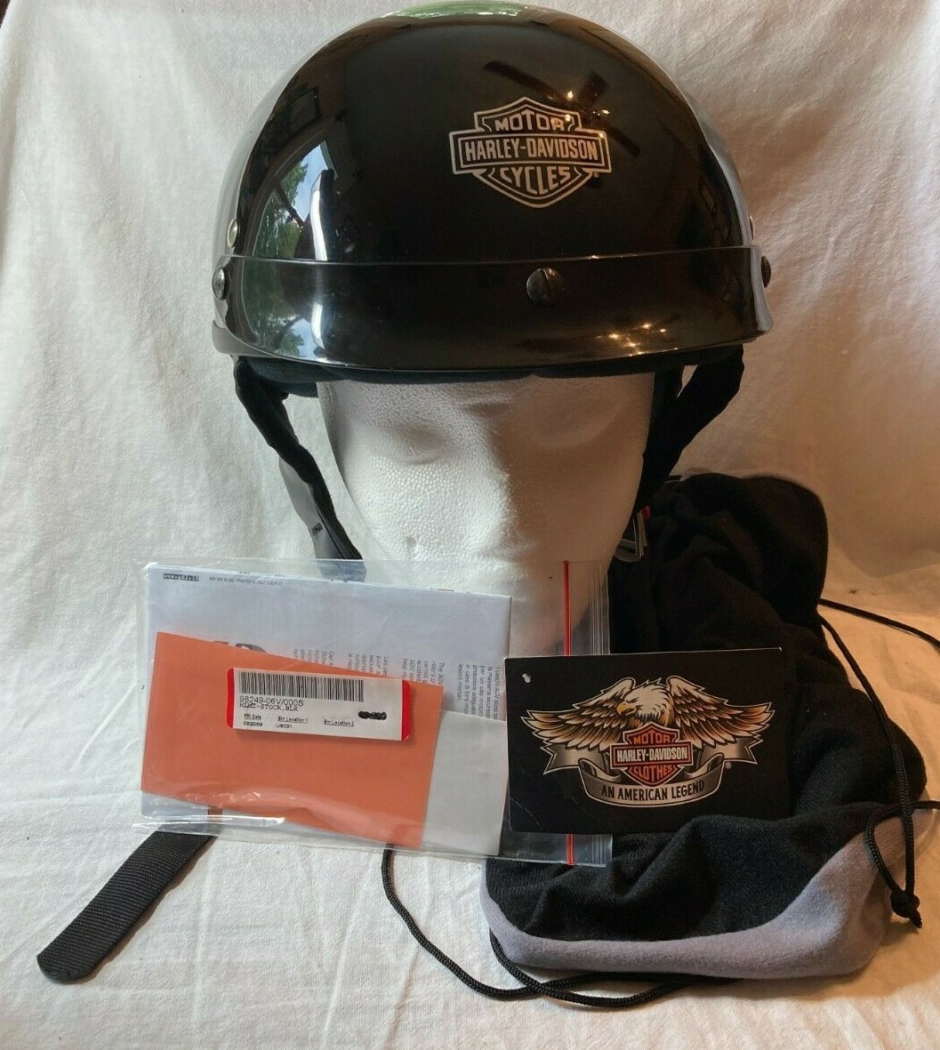 HARLEY-DAVIDSON ハーフヘルメット　XXLサイズ Harley-Davidson® Unisex Ventura Sun Shield X06 Half Helmet - Black