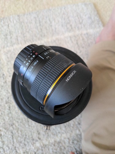 Rokinon 8mm f/3.5 Aspherical Fisheye Lens For Nikon Digital SLR - FE8M-N - Picture 3 of 3