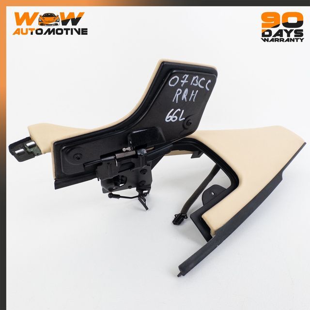 07-13 BENTLEY CONTINENTAL GTC REAR RIGHT INTERIOR QUARTER TRIM HINGE BEIGE OEM