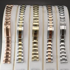 20mm Brushed Oyster strap Oyster Bracelet 316L Stainless Steel Men's Watch band
