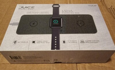 New TECH Nano Juice Wireless Device Charging Pad TWC2020GY