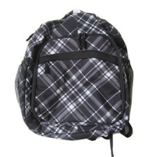 Thirty-One Bag Organizing Laptop Backpack Black Pick Me Plaid