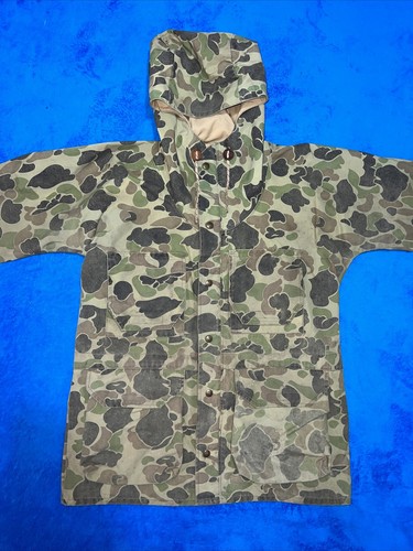 Vintage Cabelas Duck Camo Jacket, Parka Hunting Goretex USA Made Men’s Size S/M - Picture 3 of 17