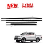 <!--F#f_0-->FIT FOR TOYOTA HILUX 2015-23 GENUINE OUTER WINDOW SEALS WEATHER STRIP 4 Doors<!--F/-->