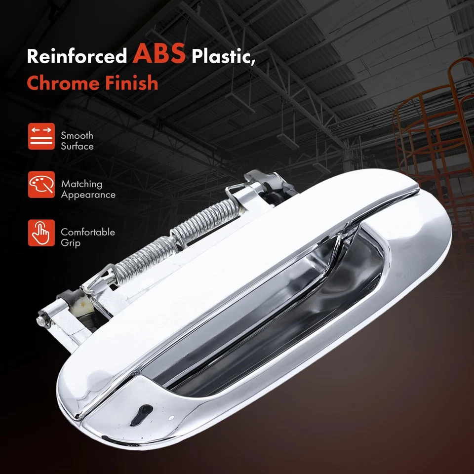 Manija de puerta exterior cromada para conductor trasero para Cadillac DeVille 2003-2005 DTS 06-08 Foto 3 de 4