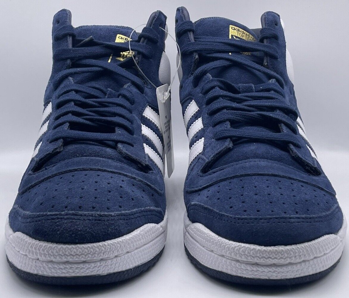 adidas Originals Mens Top Ten Hi Collegiate Navy Suede adidas Originals Mens Top Ten Hi Collegiate Navy Suede