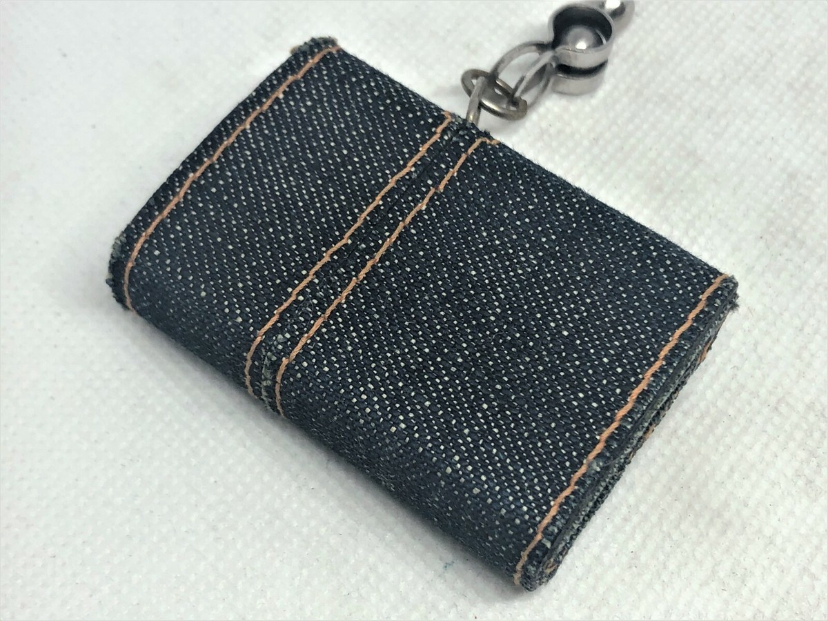 zippo EVISU ボールチェーン付き ZIPPO x EVISU Limited Model Collaboration Denim Jeans Full