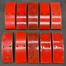  10 A.C. GILBERT ERECTOR SET PART CS RED WHEEL SEGMENTS