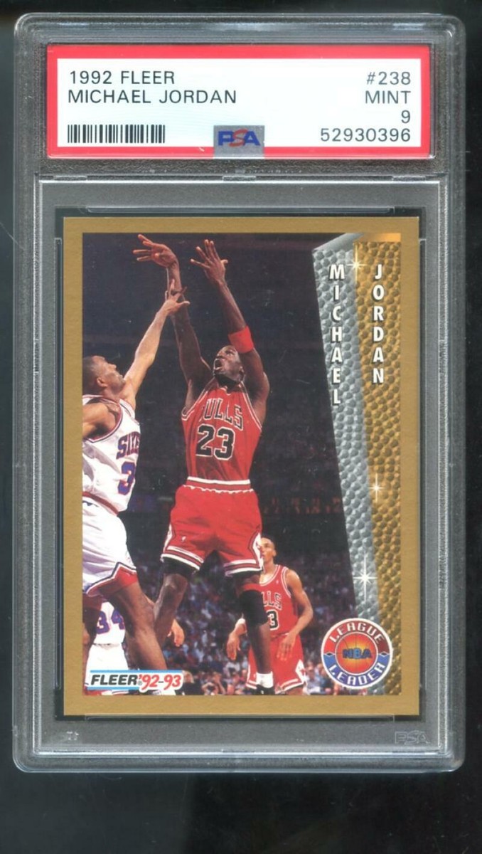 その他 Fleer Michael Jordan DOE PSA 9 1992-93 Fleer #238 Michael Jordan PSA 9 Graded Card Scoring