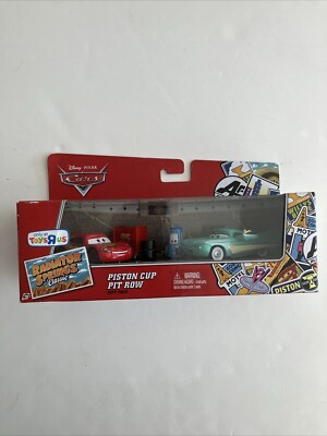 Disney Pixar Cars Toys R Us Piston Cup Pit Row Crew Flo McQueen Guido