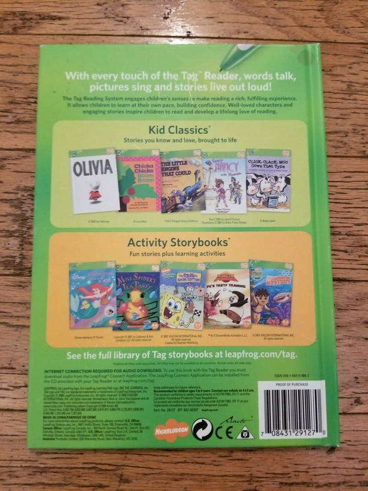 LEAPFROG Tag Book Dora the Explorer: Dora Goes to School nick jr ...