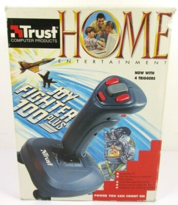 Joystick PC Joyfighter 100 Plus Turbofire Trust Computer Products 15 Pin DB15