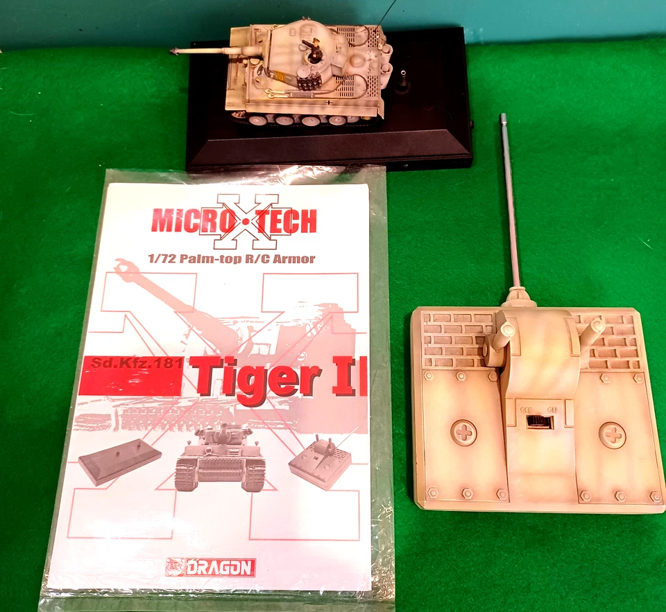 Dragon Micro X Tech 1/72 R/C Armor TIGER I - 27MHz  USATO - WINTER 1943 - Image 2 of 2