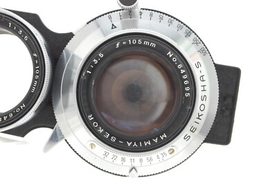 EXC+5 Mamiya SEKOR 105mm f/3.5 TLR Lens for C330 C220 C22 C33