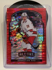 2020-21 Allure Hockey RED RAINBOW Parallel Hurricanes SEBASTIAN AHO #56