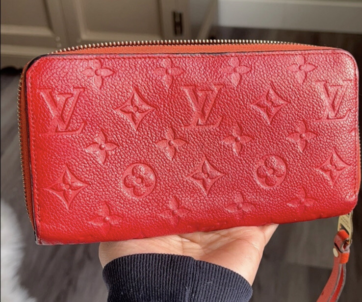 lv empreinte zippy wallet