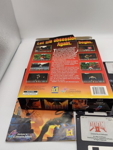 Doom II 2 ID Software PC Big Box Game 1994 IBM 3.5" Floppy RARE Patch Disk! - Picture 12 of 20