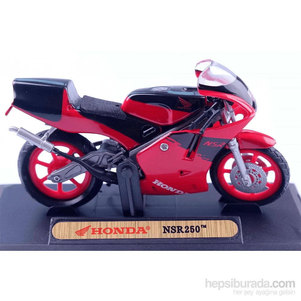 Honda NSR250 Red/Black Motorcycle Model, Motormax Scale 1:18 - Image 3 of 4