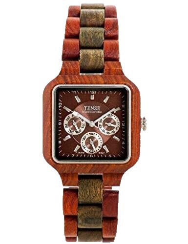 Tense Small Summit Katalox Maple Wood Watch Womens Quartz  display picture 1