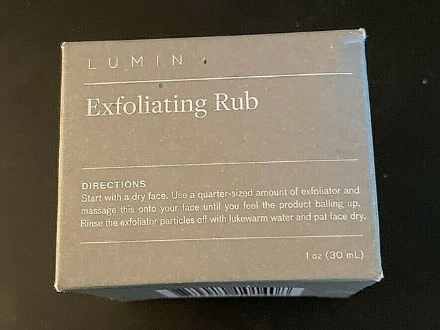 lumin exfoliating rub