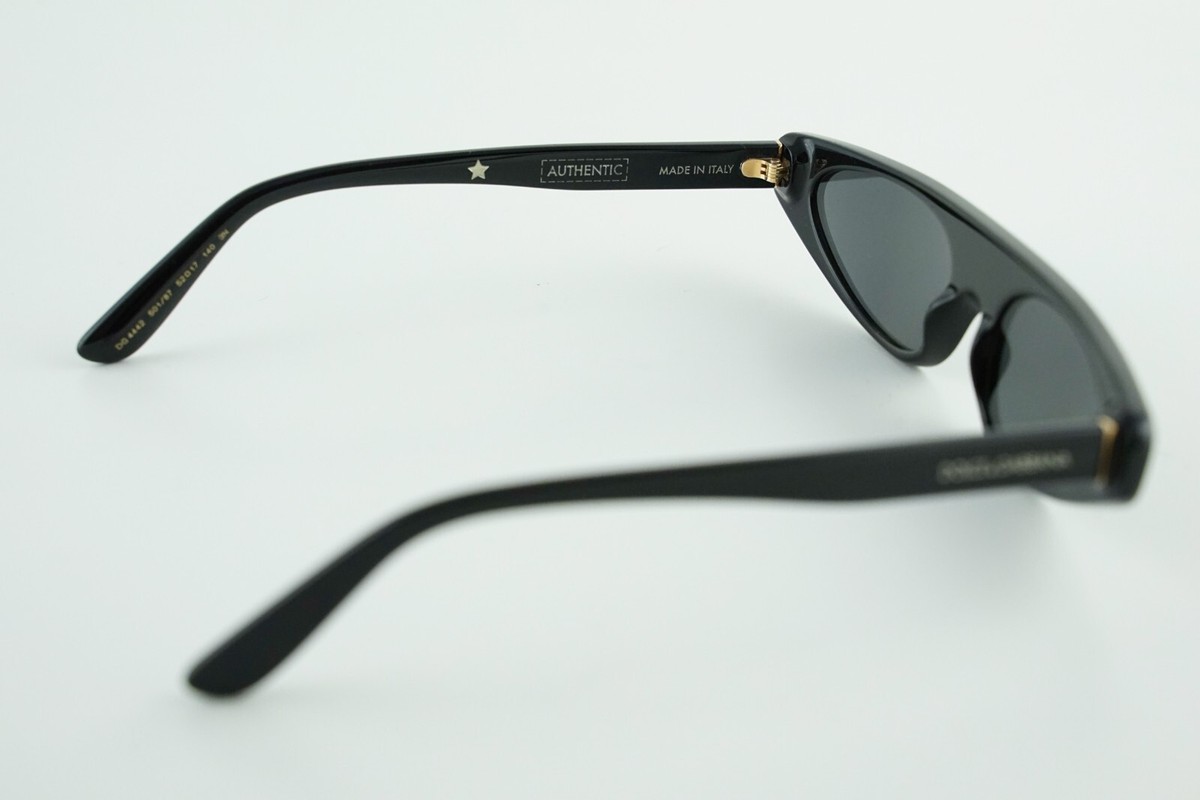 New DG 4442 Dolce & Gabbana 501/87 Black/Grey 52-17-140 Re  display picture 2