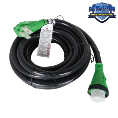15-50FT 50 Amp RV Heavy Duty Extension Cord Power Supply Cable w/ Cord Organizer