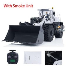 XDRC Metal Remote Control Hydraulic 1/14 RC Loader 580 Wheeled Model Smoke Sound