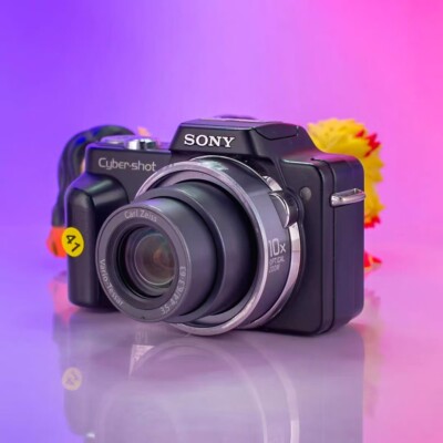 Sony Cyber-shot DSC-H3 8.1MP 10X Optical Zoom CCD Digital Camera