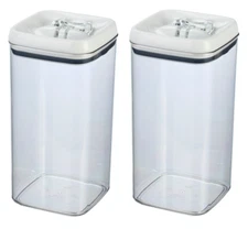 (2 pack) Canister - 10 Cup Flip-Tite Square Food Storage Container