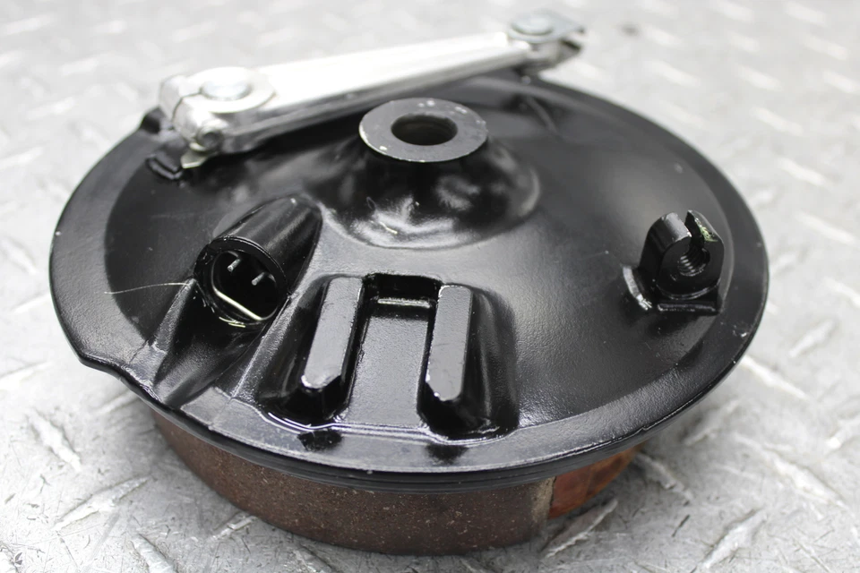 Yamaha XT550 1982 montaje de tambor de freno delantero 5Y1-25121-00-98 Foto 4 de 4