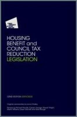 Housing Benefit and Council Tax Reduction Legislation (Taschenbuch) (US IMPORT)