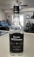 EMPTY  Evan Williams Kentucky Bourbon Whiskey ~ Choice Of 1.75L or 750ml Bottle