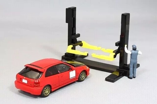 Tomica Rama Vintage 1:64 Car Lift / Honda Civic Type R Custom Metal Die-cast Car - Picture 7 of 8