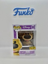 Funko Pop Disney Pixar Up Dug 201 Flocked Hot Topic Exclusive 🇺🇸