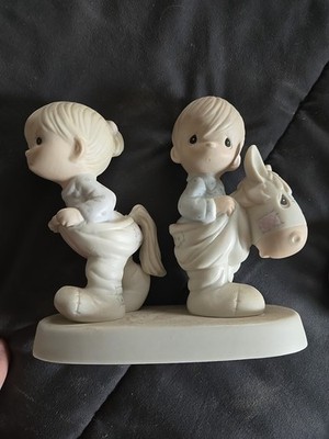Vintage Precious Moments How Can Two Walk Together Except They Agree E-9263 1982