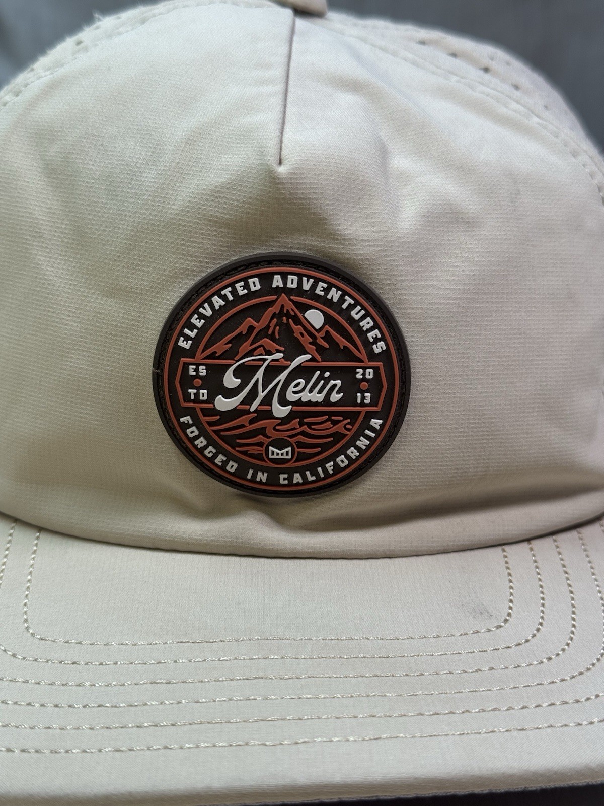 Melin Eagle Hydro Performance Snapback Hat Tan Ra… - image 2