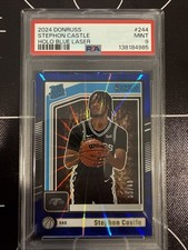 2024-25 Panini Donruss - Rated Rookie Stephon Castle #244 Holo Blue Laser / 49‼️