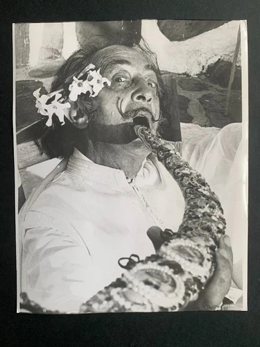 SALVADOR DALI Rare VINTAGE Original Press Photo