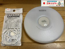 LCD Flaw SONY D-EJ002 Walkman Portable CD Player White Operation Confirmed