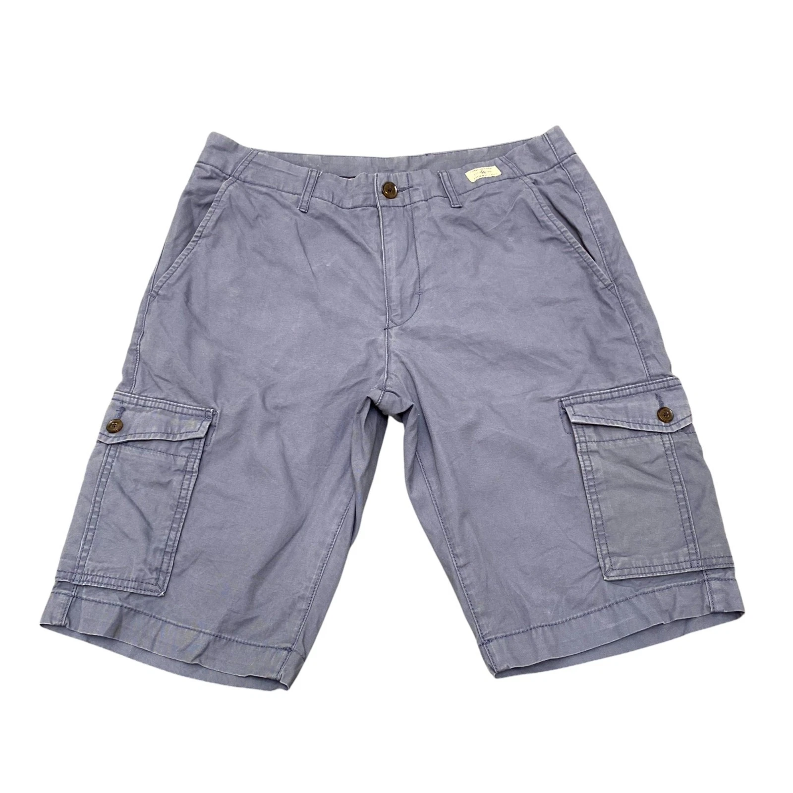 Tommy Hilfiger Cargo Shorts Mens Medium Grey Flat Front Outdoor Hiking Comfort