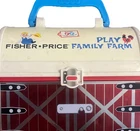 Fisher Price Little People Play Family Farm Lunch Box Barn Case Vintage 2008