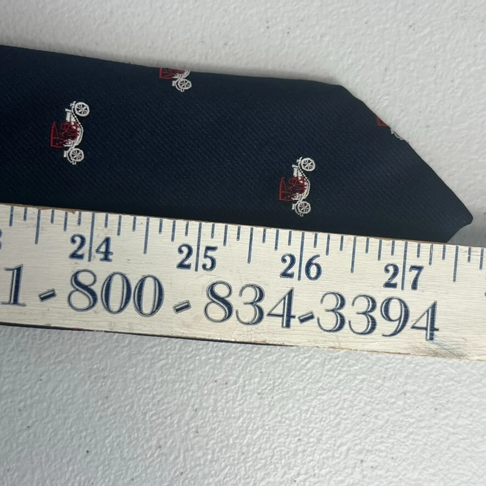 Brooks Brothers Brooksgate Hombre Azul Oscuro Coche Vintage Novedad Foto 4 de 4