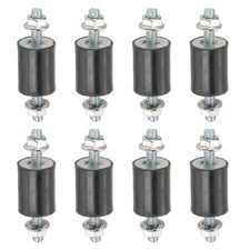 M6-20x20mm Rubber Isolator Mounts Vibration Studs Shock Absorber 8Pcs 56mm