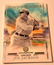 2025 Panini Boys of Summer Base #78 Joe Jackson #22/249 White Sox HOF Legend