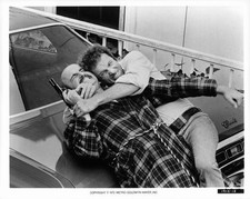 Peter Boyle James Caan struggle over gun from the film Slither 1973 Old Photo