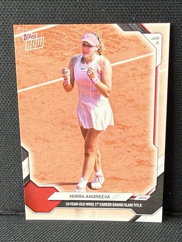 Mirra Andreeva – Mirra Andreeva - 2026 Topps NOW® Tennis - Card 17 - PR: 2005