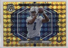 2023 Panini Mosaic NFL Debut Reactive Yellow Prizm Josh Downs #ND-15 1gx0